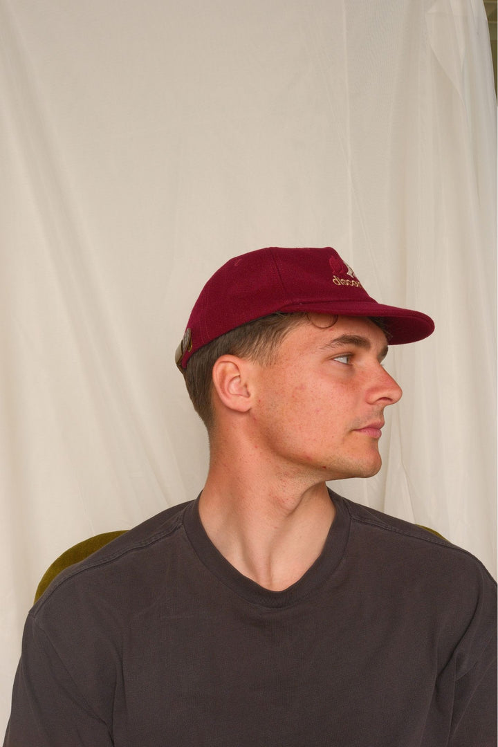 discontinued cap — red